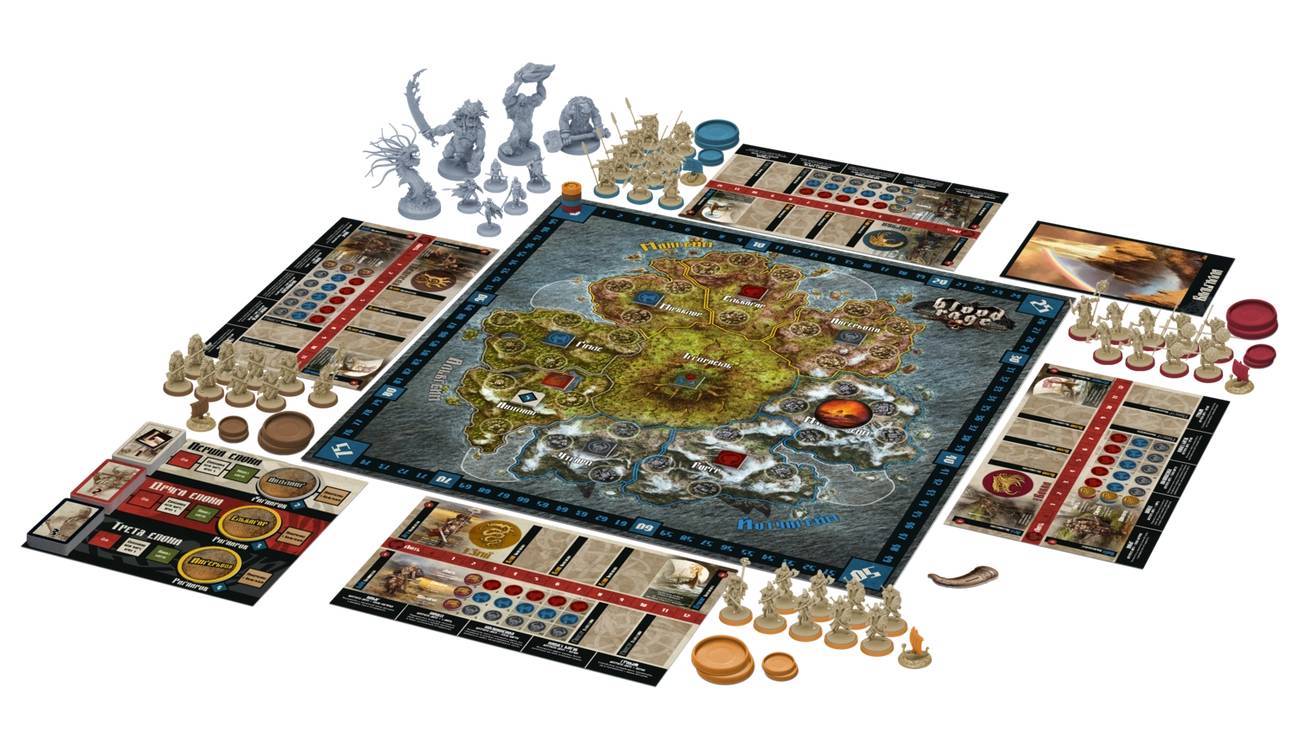 Настольная игра Ярость крови (Blood Rage) 5
