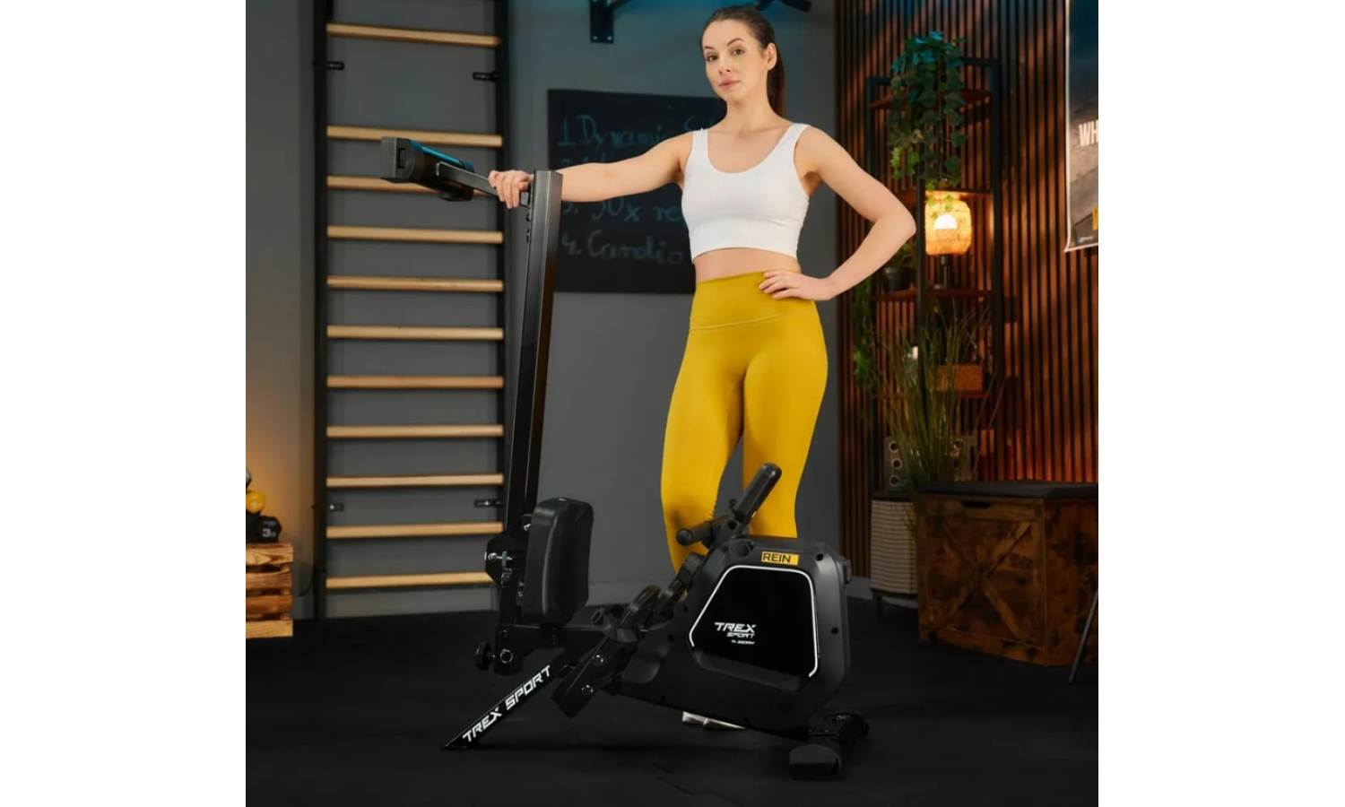 Гребний тренажер Trex Sport TX-580RM REIN black 14 Гребний тренажер Trex Sport TX-580RM REIN black 14