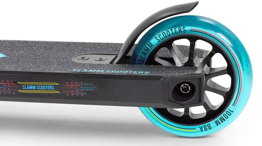 Самокат трюковый SLAMM  Classic V9 black-blue 2