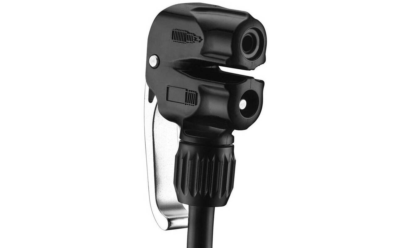 Напольный насос Lezyne Sport Floor Drive DV, максимальное давление 220 psi, манометр 3.5", серебристый  2