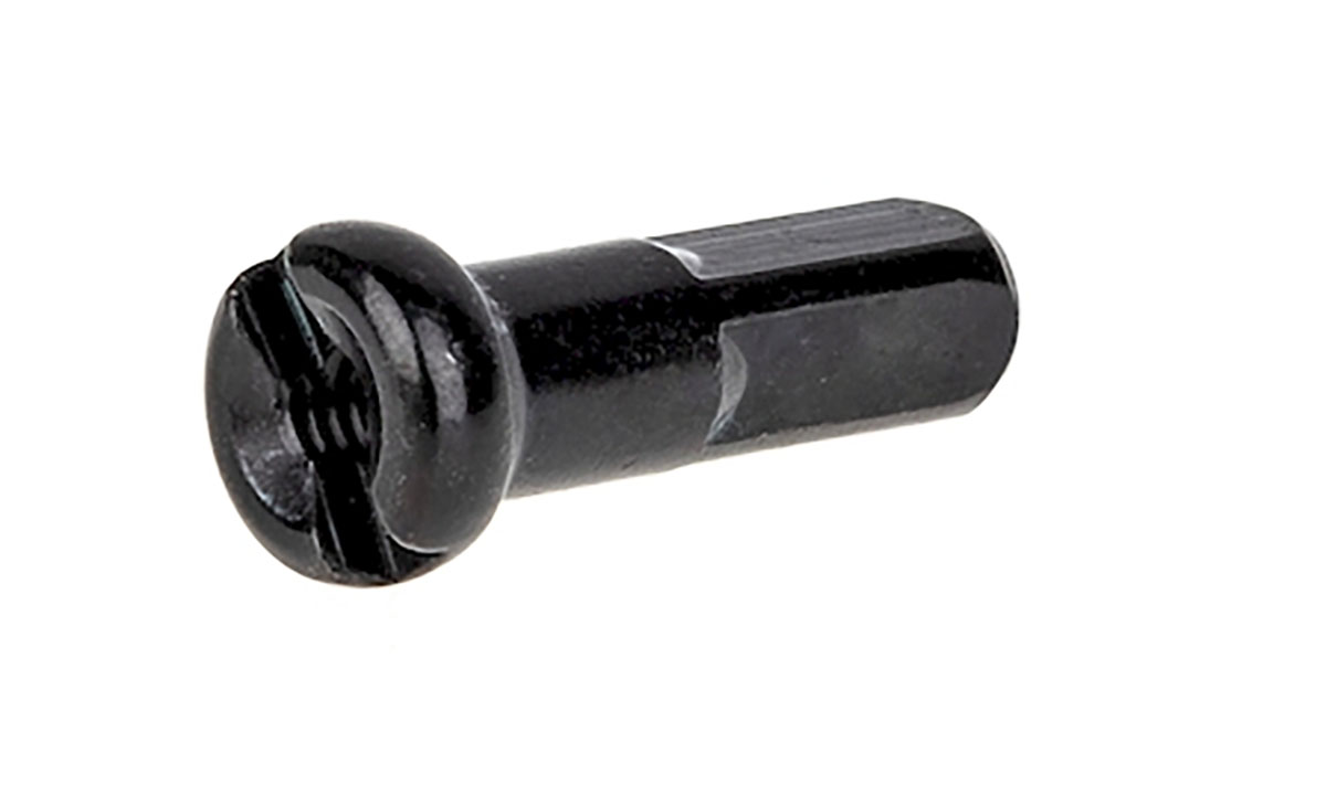 Ниппель ONRIDE 14G, 14x2 мм, латунь, черный, 100 шт. 