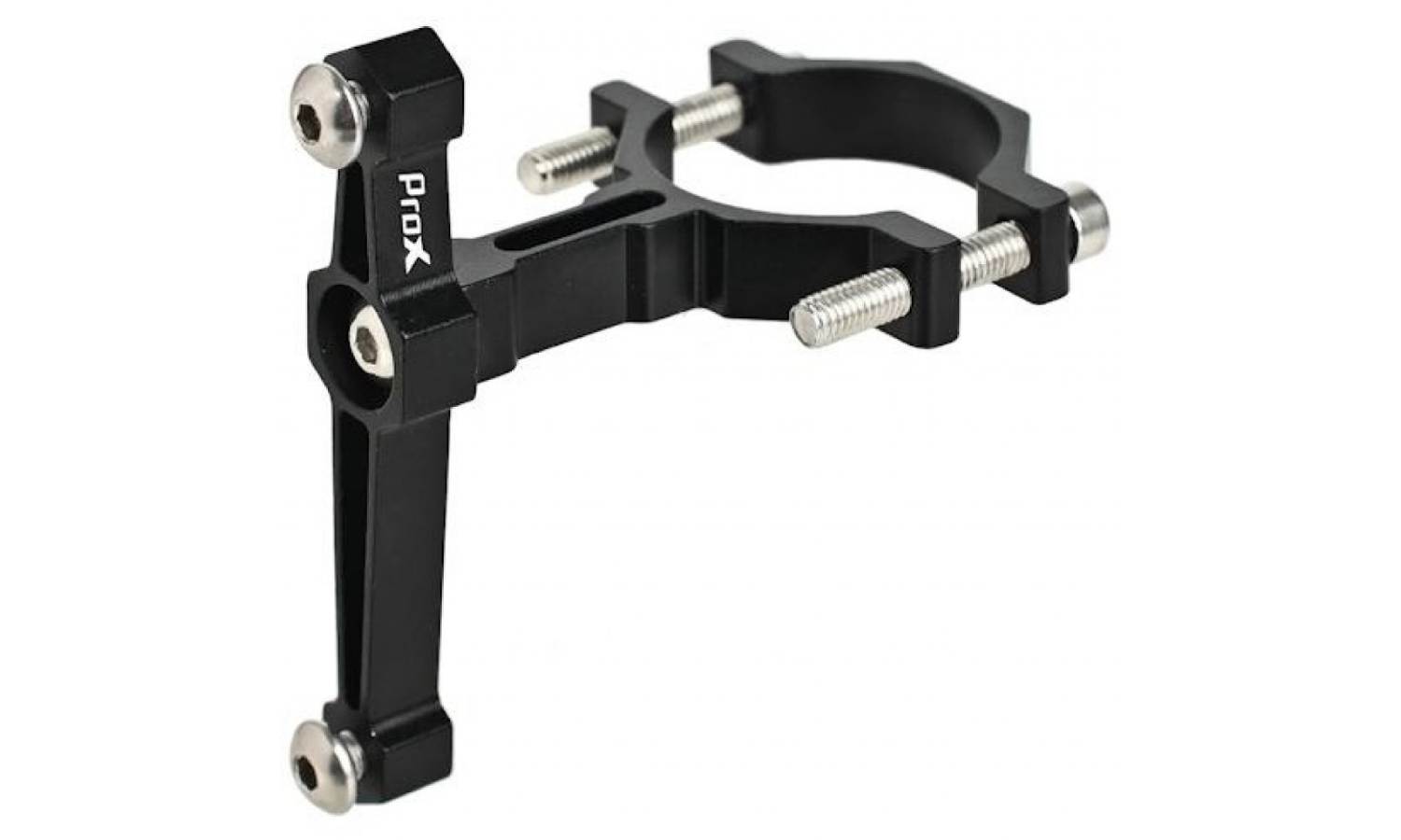 Флягодержатель Prox BH-62 алюминиевый, на руль/штырь, черный 2