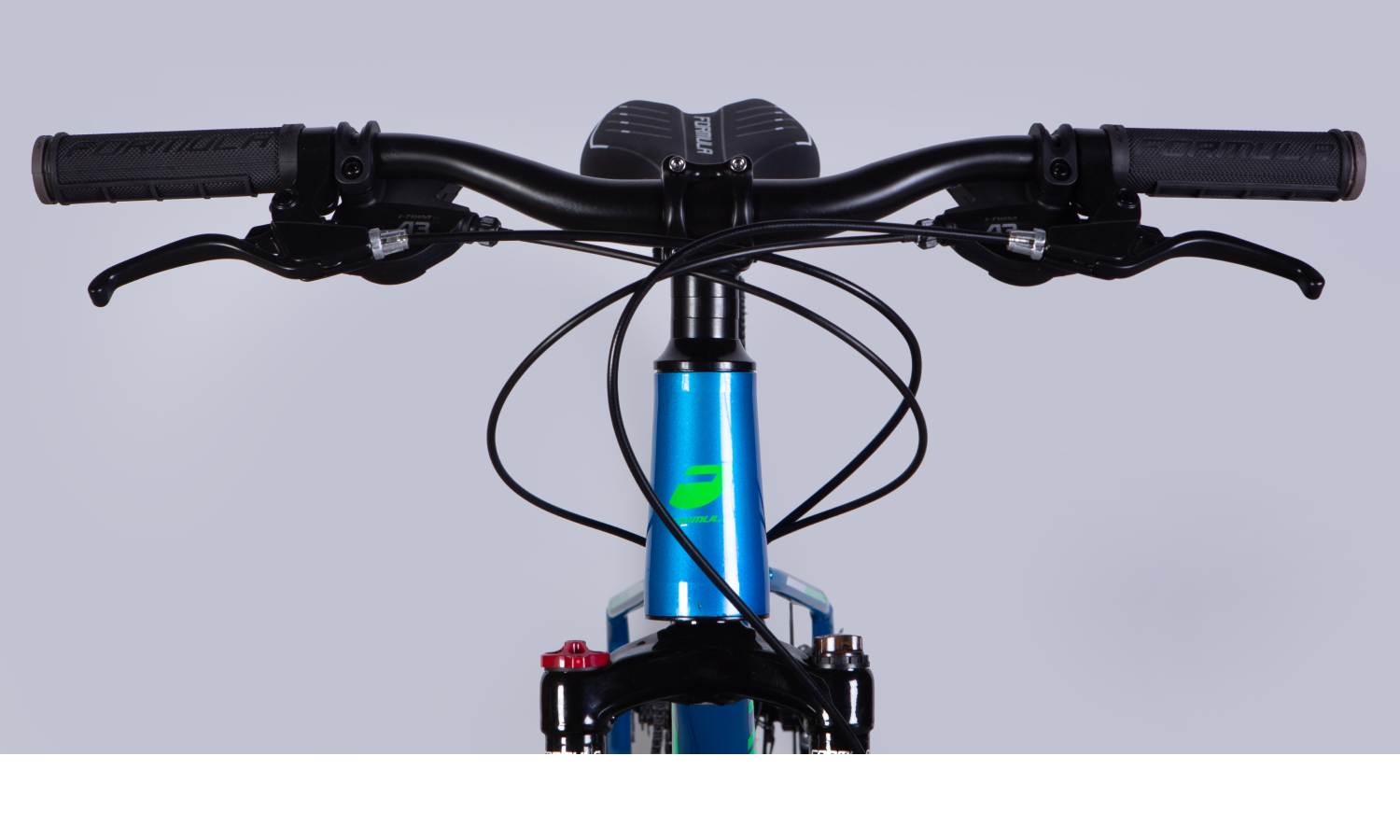 Велосипед Formula THOR DD CS 26", розмір XS, рама 13", 2025, синьо-зелений 7