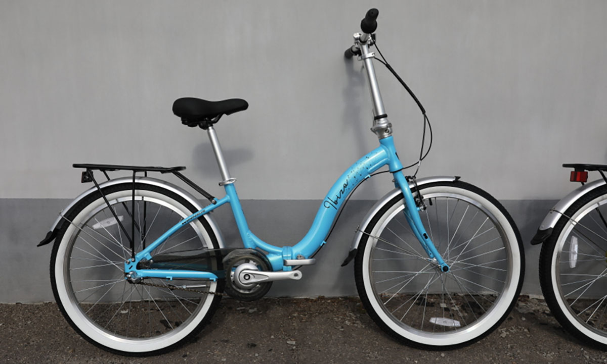 Фотография Велосипед cкладной Winner IBIZA 24", рама One Size, 2024, синий 2