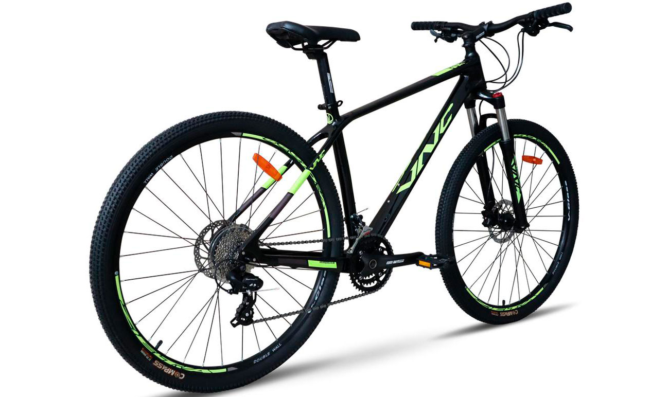 Фотография Велосипед VNC FastRider C5 29" размеро L 2023 Черно-зеленый 2