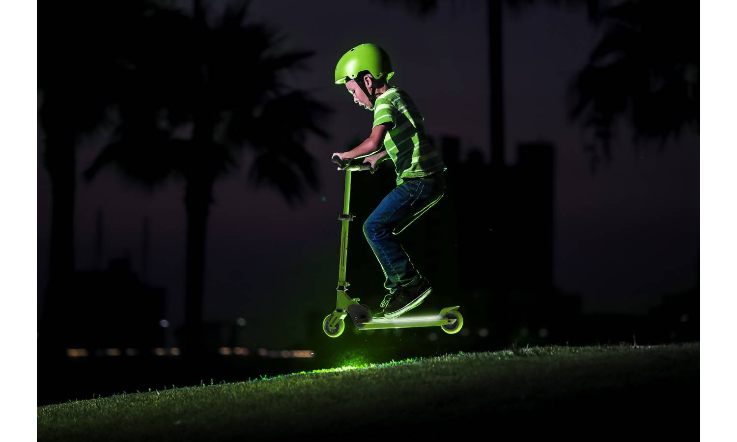 Самокат Neon Dynamo зеленый 6