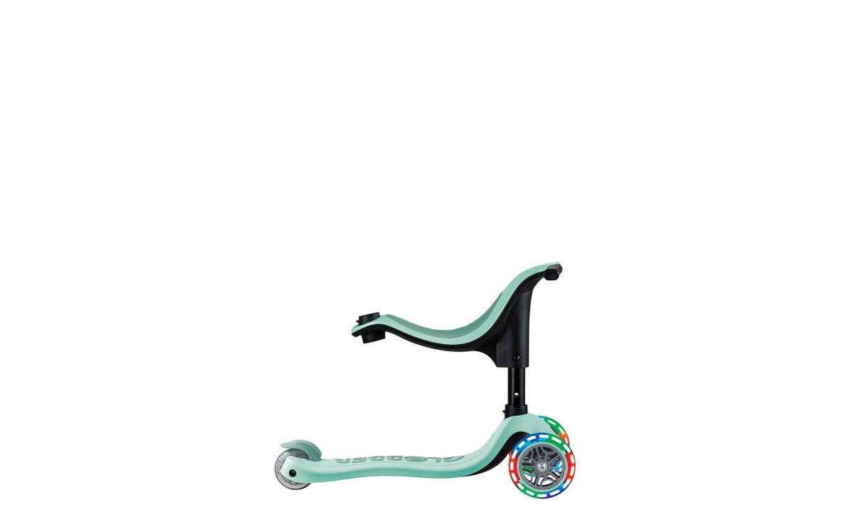 Самокат GLOBBER GO UP SPORTY со светящимися колёсами, мятно-фисташковый, 1+ 7 Самокат GLOBBER GO UP SPORTY со светящимися колёсами, мятно-фисташковый, 1+ 7