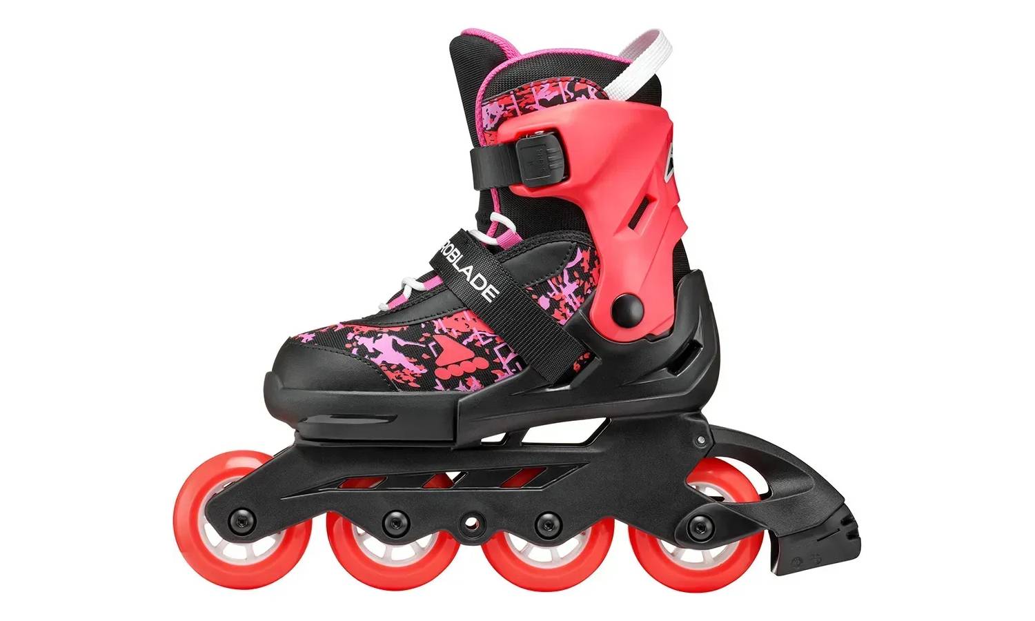Фотография Ролики Rollerblade Microblade SL black-coral 28-32 3