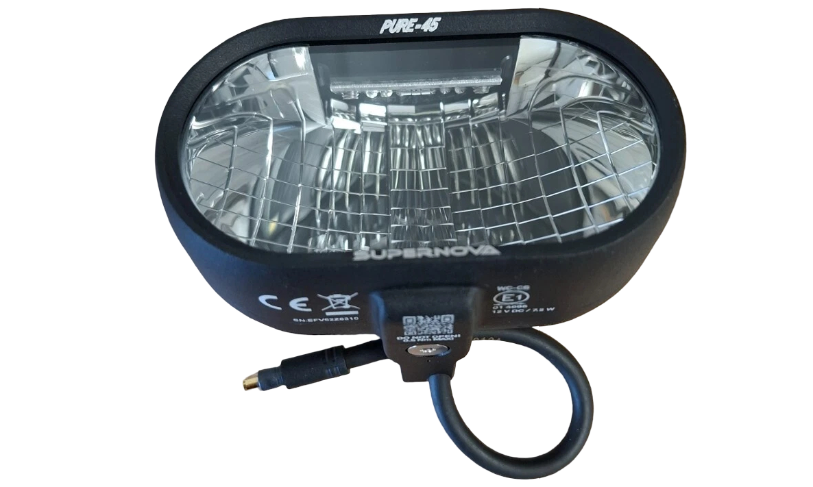 Фара передняя Supernova M99 Mini Pure-45, поток 500 лм, 12 В, чёрная Фара передняя Supernova M99 Mini Pure-45, поток 500 лм, 12 В, чёрная
