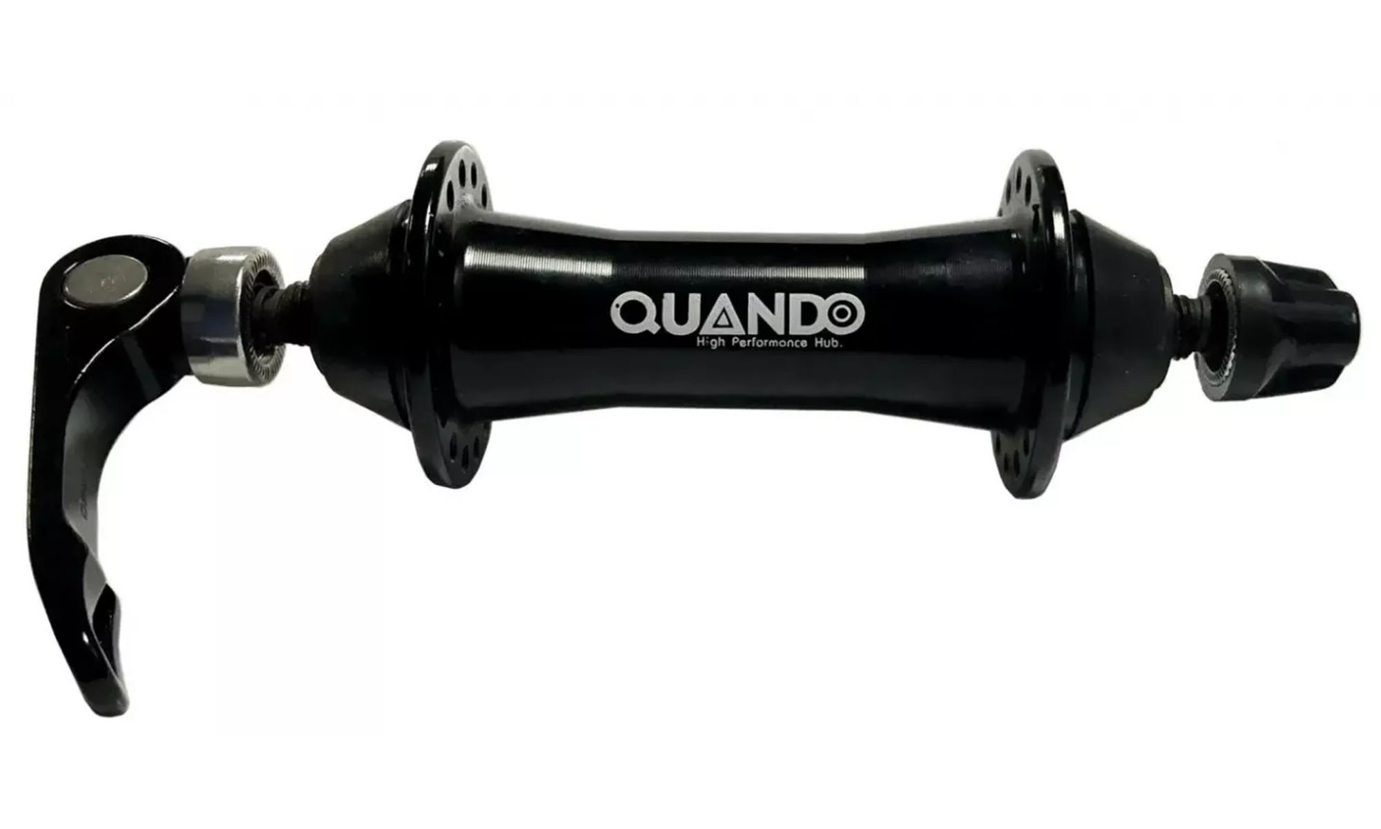 Втулка передняя Quando KT-SH1F 100x9 QR, 36H, под V-brake, черная 