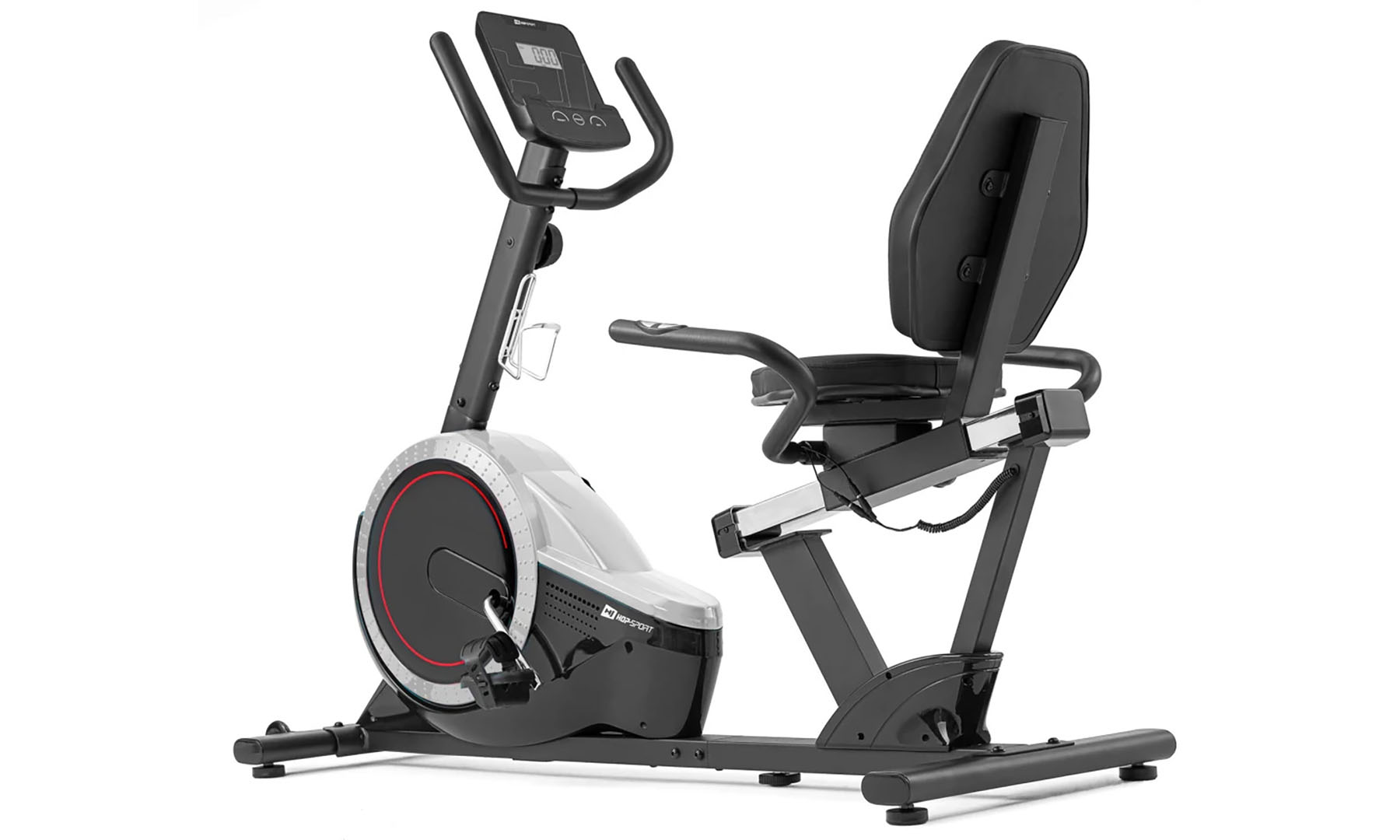 Горизонтальный велотренажер Hop-Sport HS-060L Pulse Белый 3 Горизонтальный велотренажер Hop-Sport HS-060L Pulse Белый 3