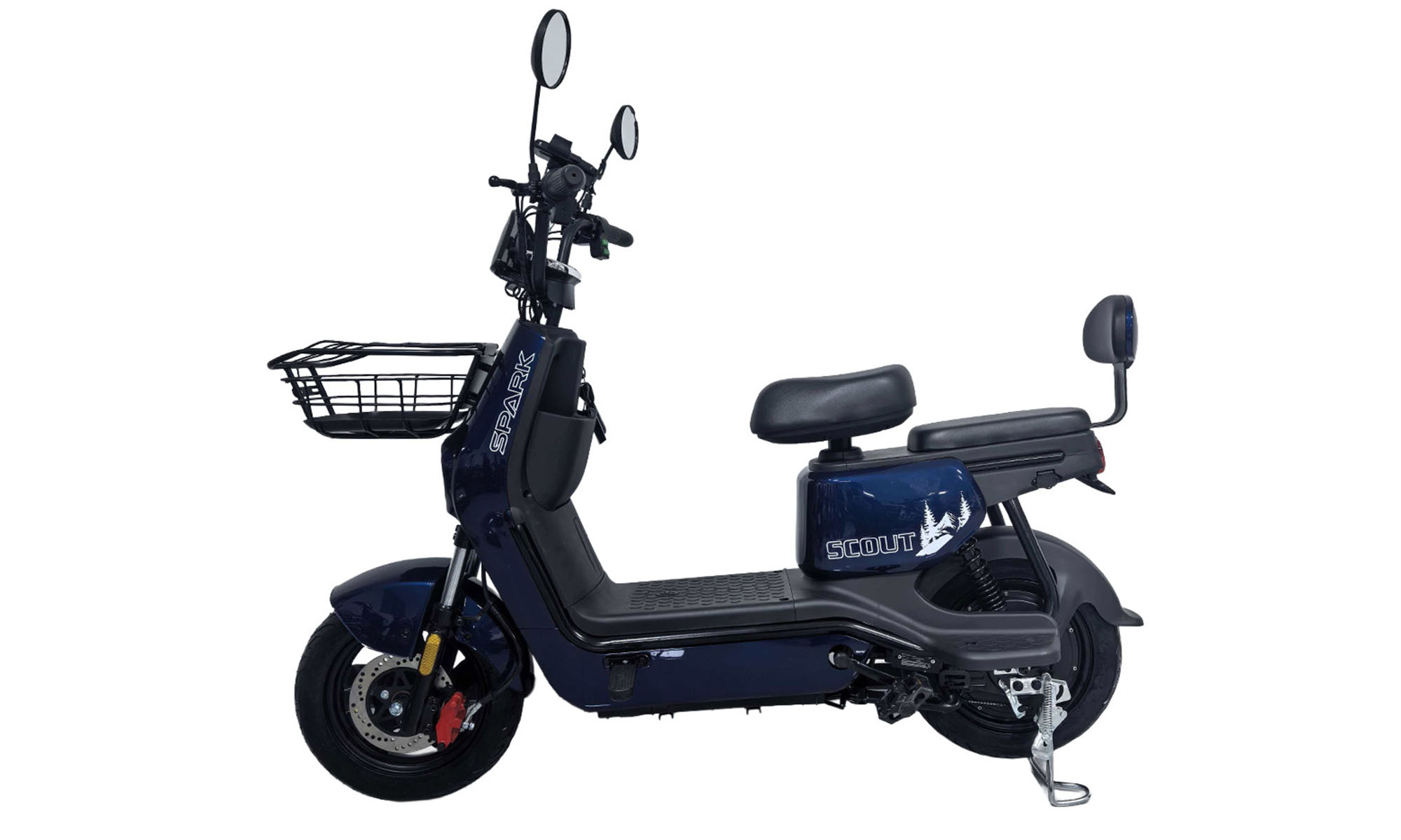 Велосипед с электромотором SPARK SCOUT 10", размер One Size, рама 14", 60V/1000W/25Ah, год 2026, синий 