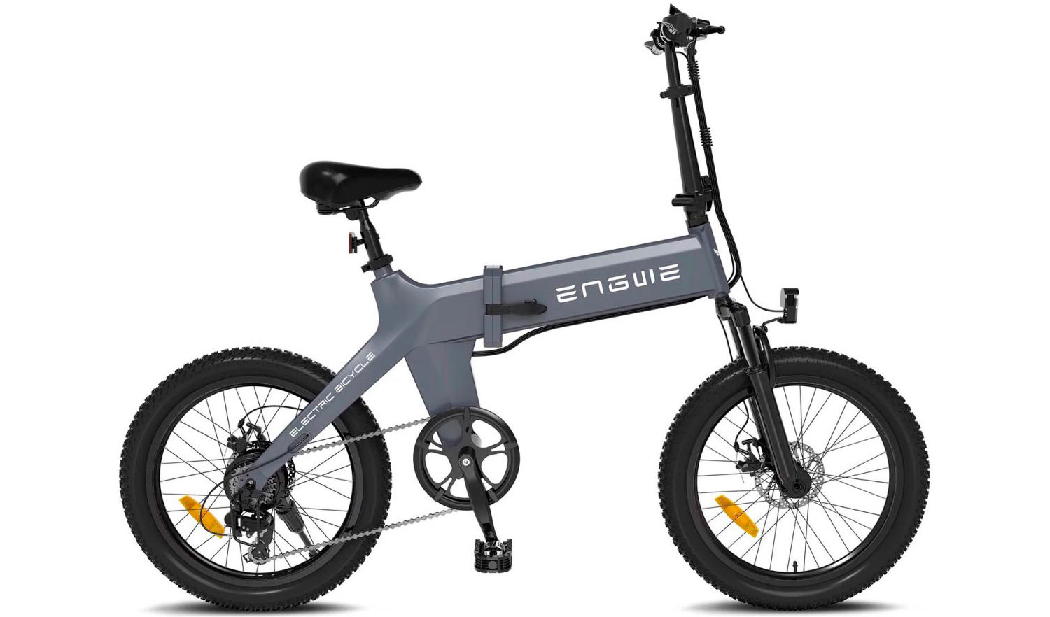 Електровелосипед Engwe C20 Pro (250 Вт, 16 Ah 36 В), 20", сірий 11