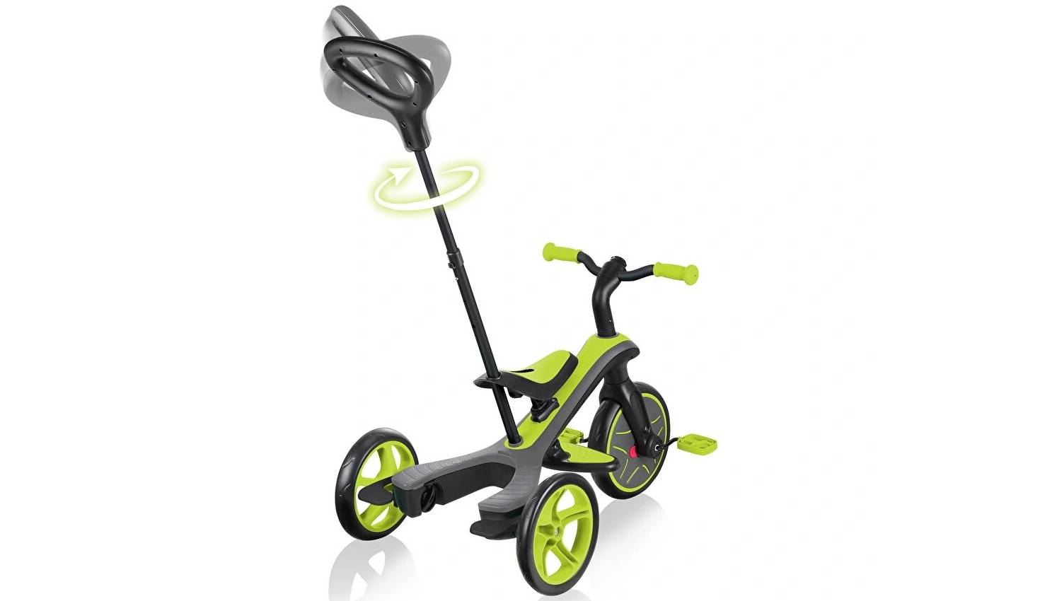 Велосипед дитячий GLOBBER серії EXPLORER TRIKE 4в1, зелений 4 Велосипед дитячий GLOBBER серії EXPLORER TRIKE 4в1, зелений 4