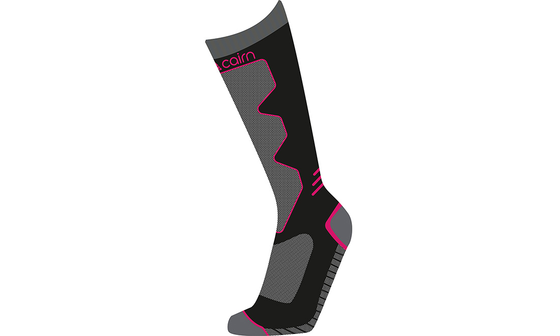 Носки горнолыжные Cairn SPIRIT TECH, размер 35-38 черно-розовый