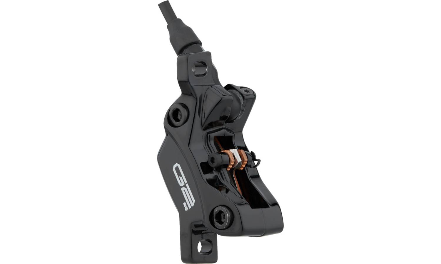 Гальмо дискове Sram G2 RE (Reach,E-MTB) Guide Aluminum Lever Code 4Piston Caliper Gloss Black Front 950mm Hose 4