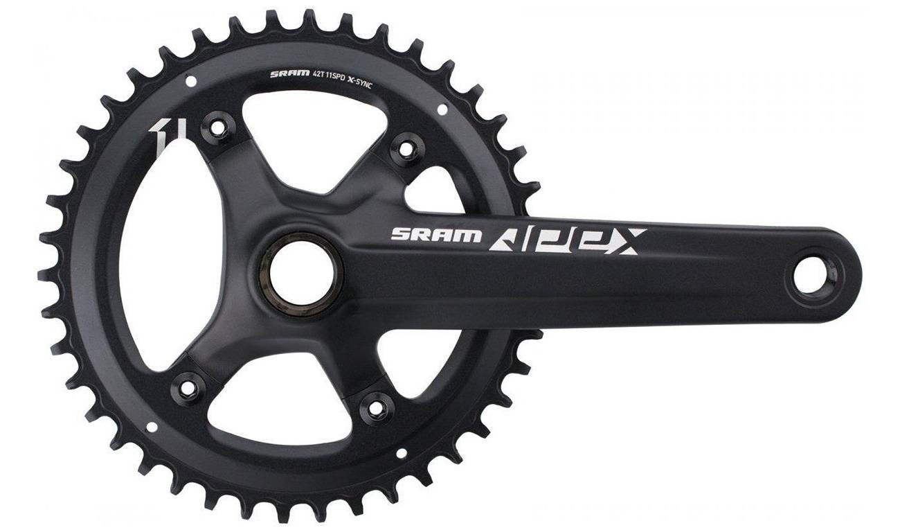 Фотография Шатуны Sram APEX AM FC APEX 1 GXP 170 BLK 42T XSYNC