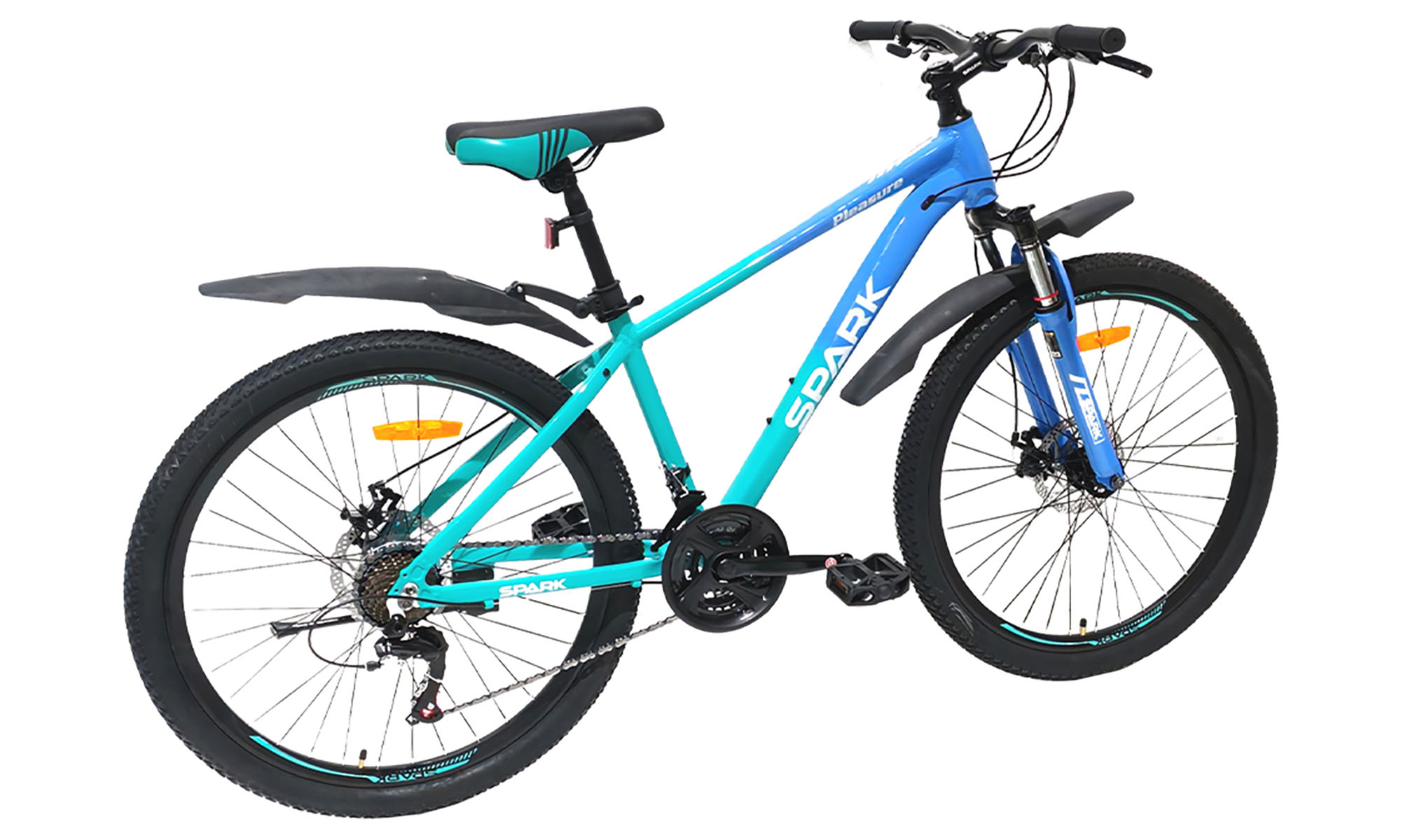 Велосипед SPARK PLEASURE 26", размер S, рама 15", 2025, бирюзово-голубой 2