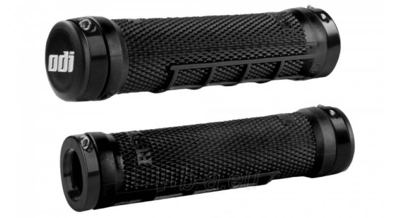 Гріпси ODI Ruffian MX MTB Lock-On Bonus Pack чорні з чорними замками Гріпси ODI Ruffian MX MTB Lock-On Bonus Pack чорні з чорними замками