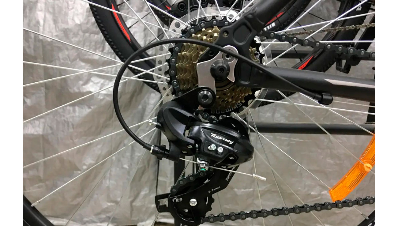 Велосипед Crosser Rally 26" размер М рама 17 2021 Черно-синий 6