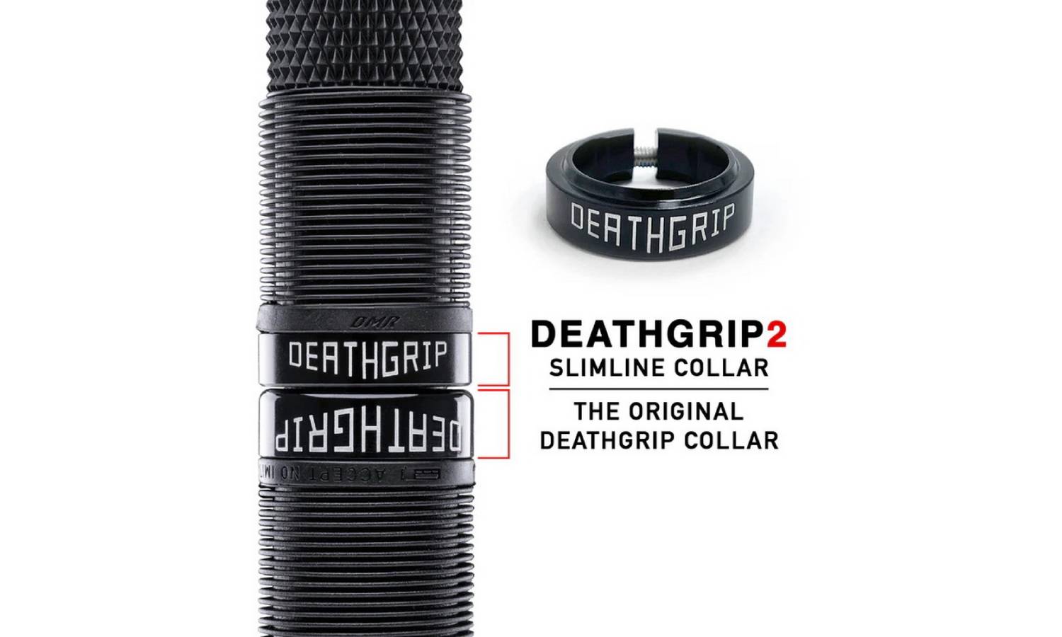 Грипсы DMR DeathGrip2 Thin Flangeless Black 8 Грипсы DMR DeathGrip2 Thin Flangeless Black 8