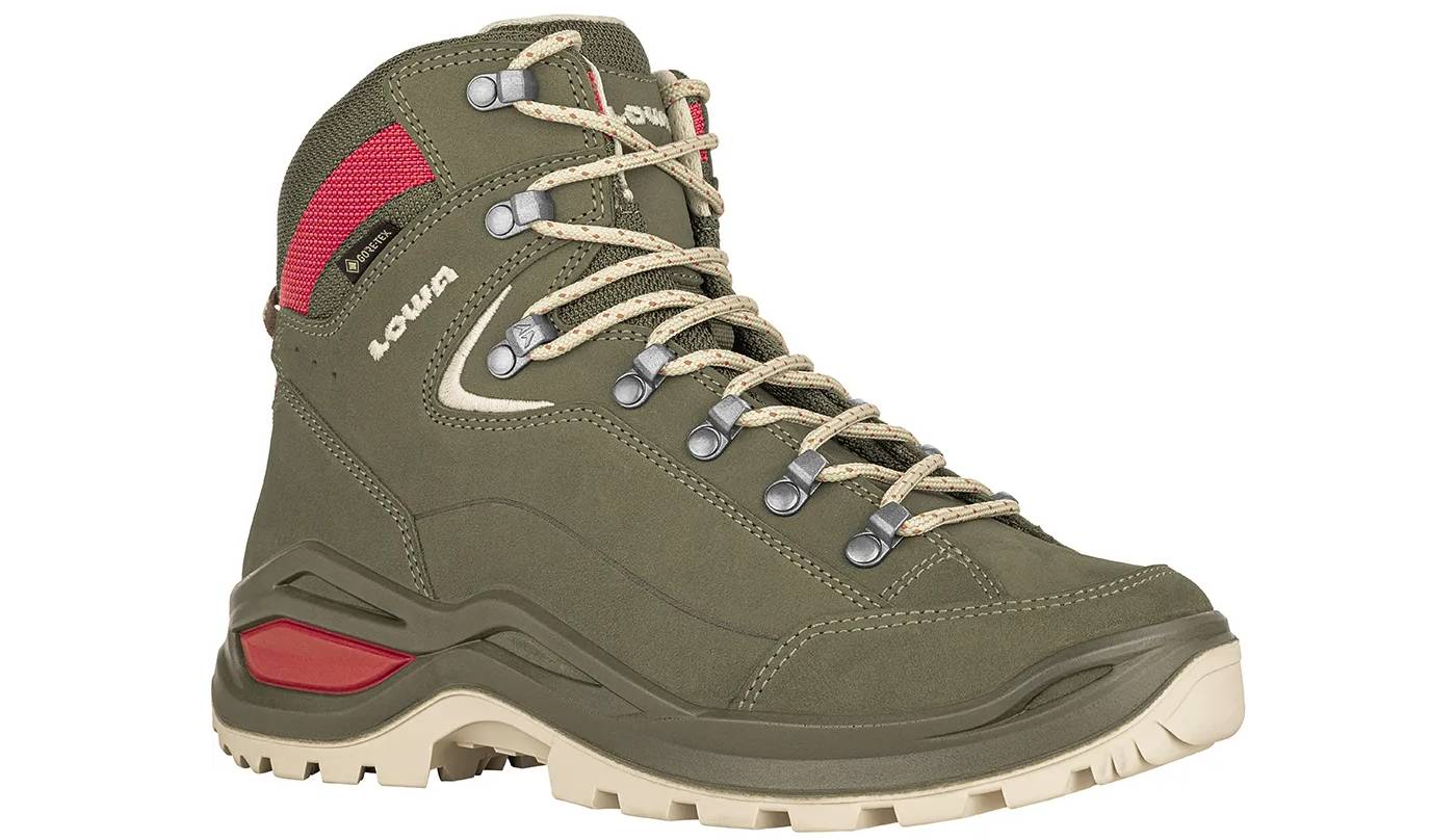 Фотография Ботинки женские LOWA Renegade Evo GTX MID W grey green-panna размер 36.5 5