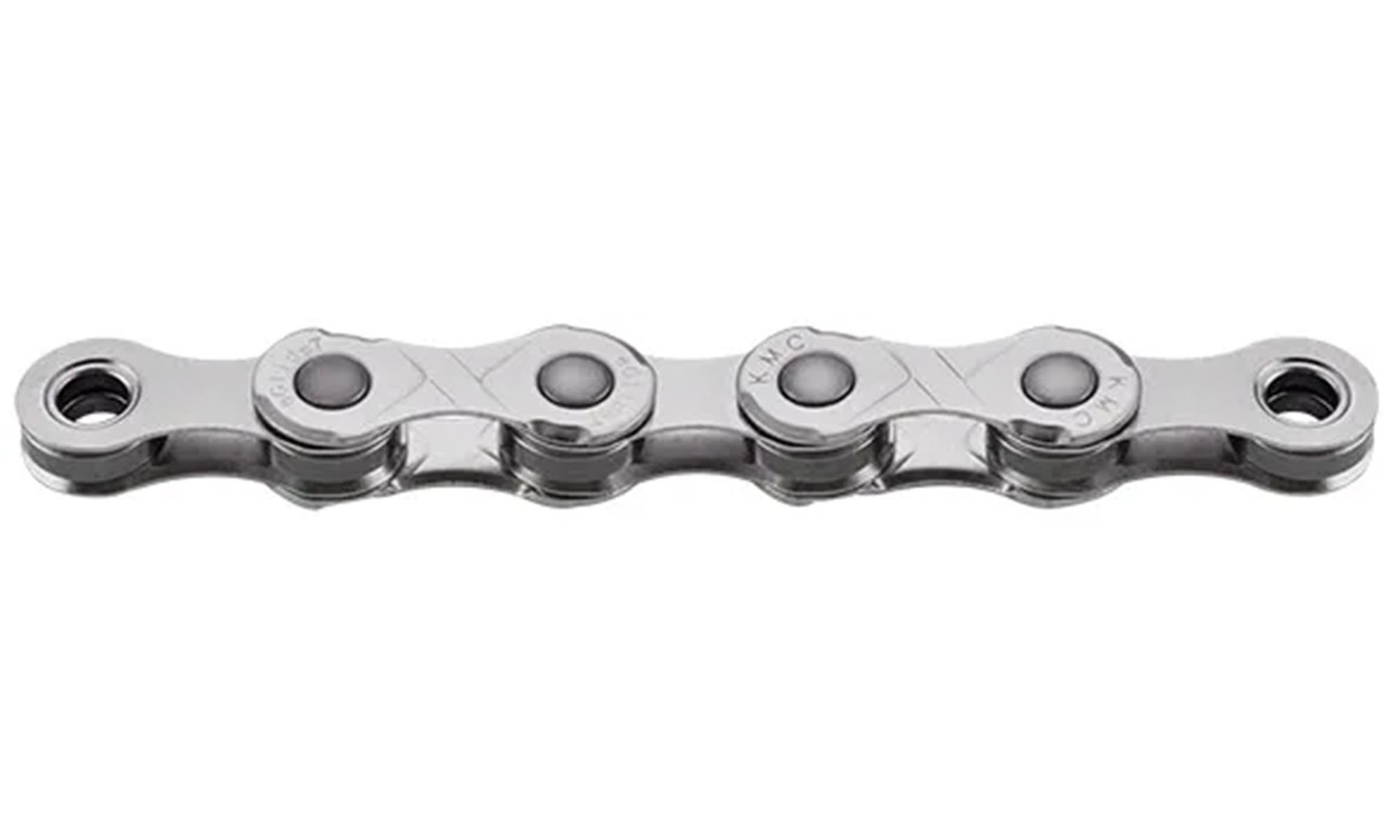 Цепь KMC eGlide Turbo, 9/10/11-ск. 132 зв. 1/2"x11/128, Silver/ Silver 