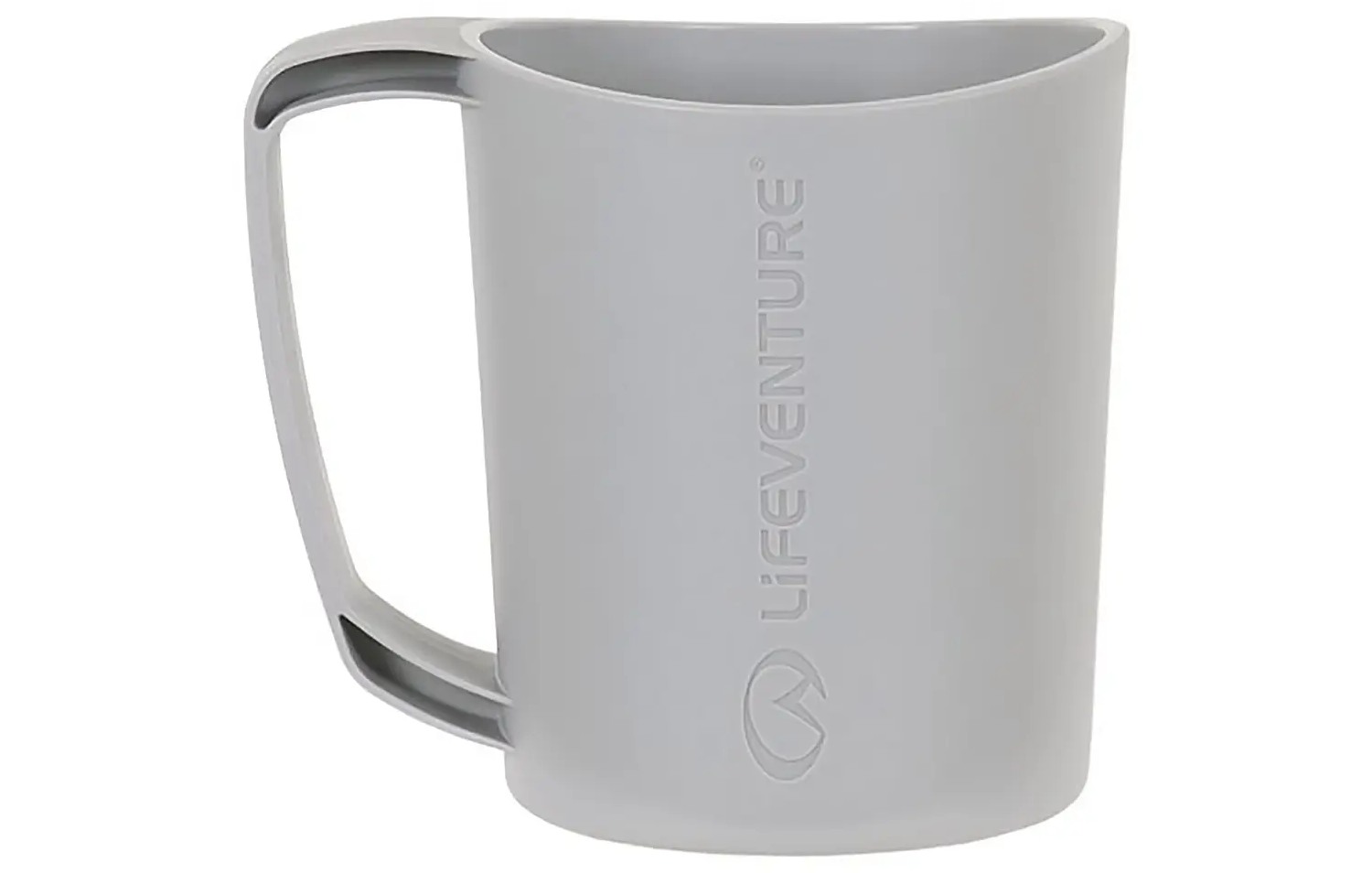 Кухоль для туризму Lifeventure Ellipse Big Mug light grey 2