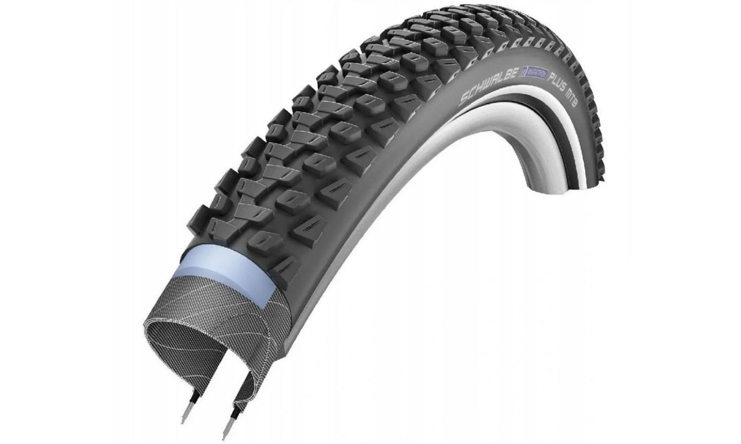 Фотографія Покришка Schwalbe Marathon Plus Mtb 26x2.10 (54-559) 67TPI 1150g reflex