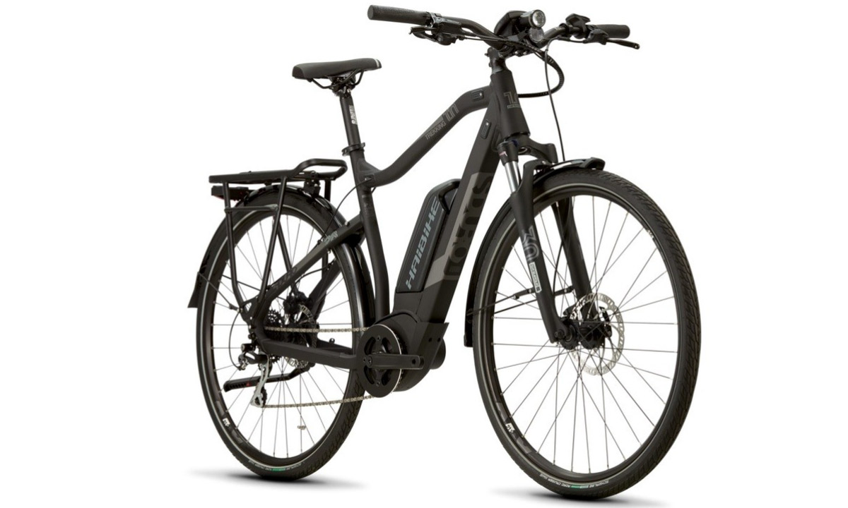 Фотография Электровелосипед Haibike SDURO Trekking 1.0 men 28" (2020) 2020 Серый 2