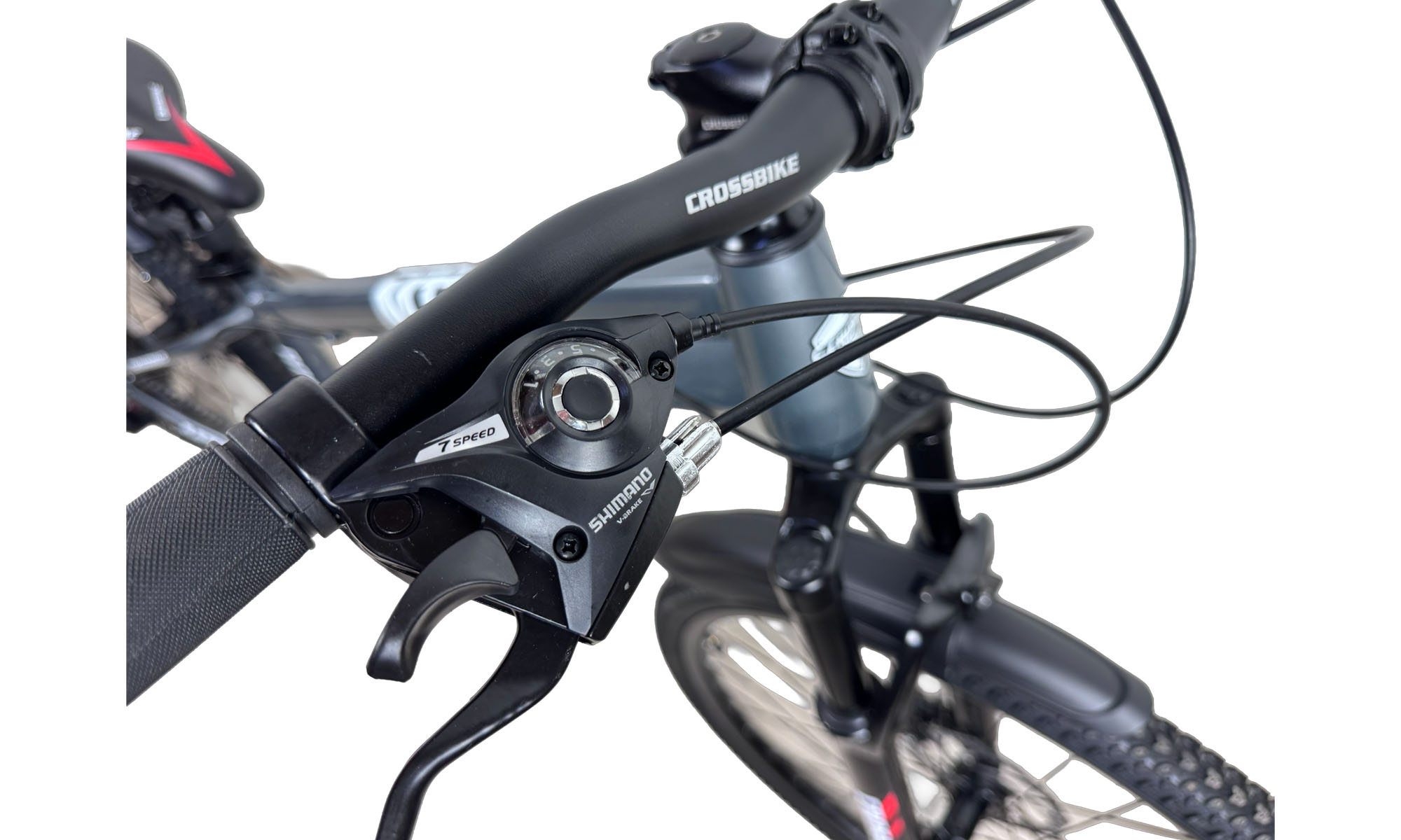 Велосипед CrossBike Rockfire 24", размер XXS, рама 11", год 2026, Серый 3