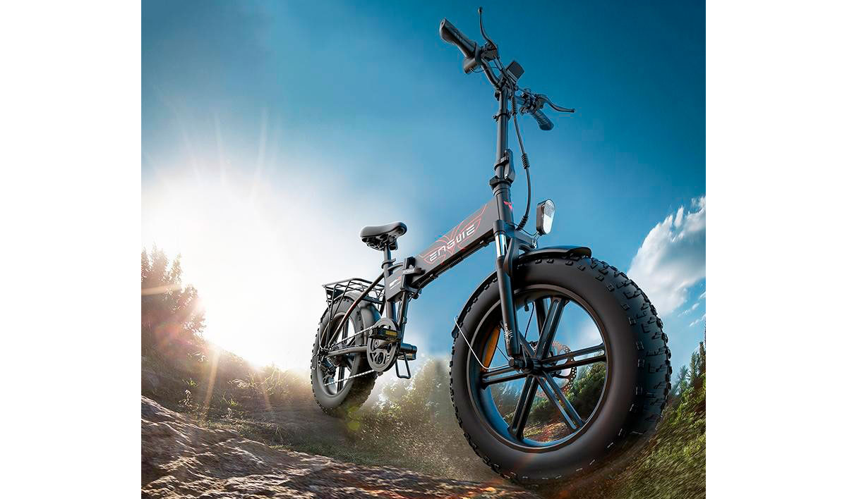 Електровелосипед фетбайк Engwe EP-2 Pro (750 Вт, 13 Ah, 48 В), 20" чорний 4 Електровелосипед фетбайк Engwe EP-2 Pro (750 Вт, 13 Ah, 48 В), 20" чорний 4