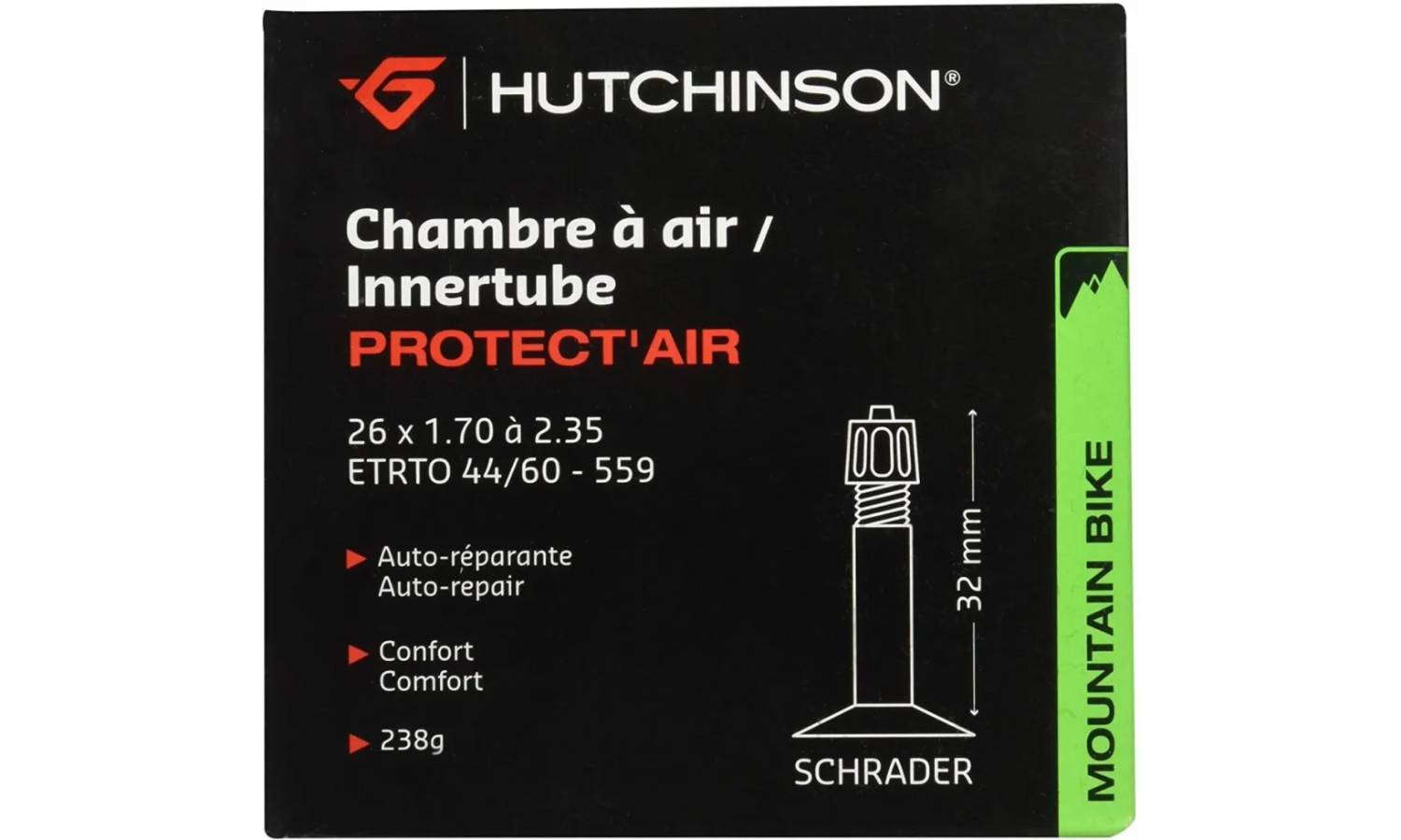 Фотография Камера HUTCHINSON CH 26X1.70-2.35 PROTECT AIR