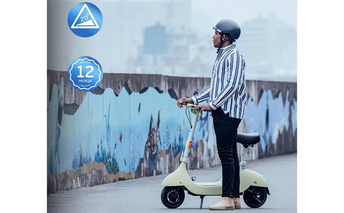 Электросамокат с сидением OKAI Ceetle PRO EA10C 10" 350(900)W, 25Km/h, 10,4Ah, NFC, App, мятный 12 Электросамокат с сидением OKAI Ceetle PRO EA10C 10" 350(900)W, 25Km/h, 10,4Ah, NFC, App, мятный 12