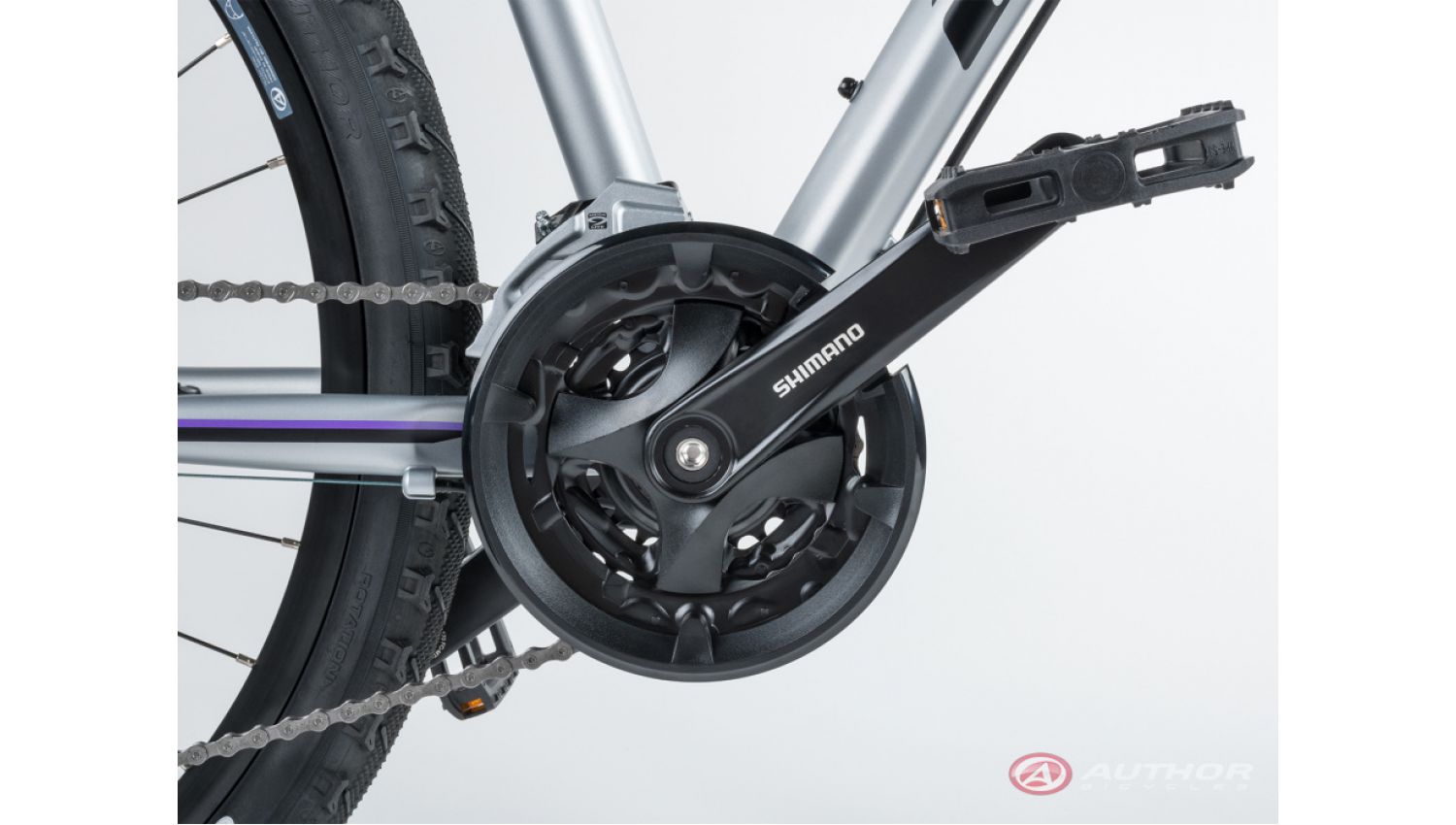 Велосипед AUTHOR Solution ASL 27.5" рама M (2023) Серый 4