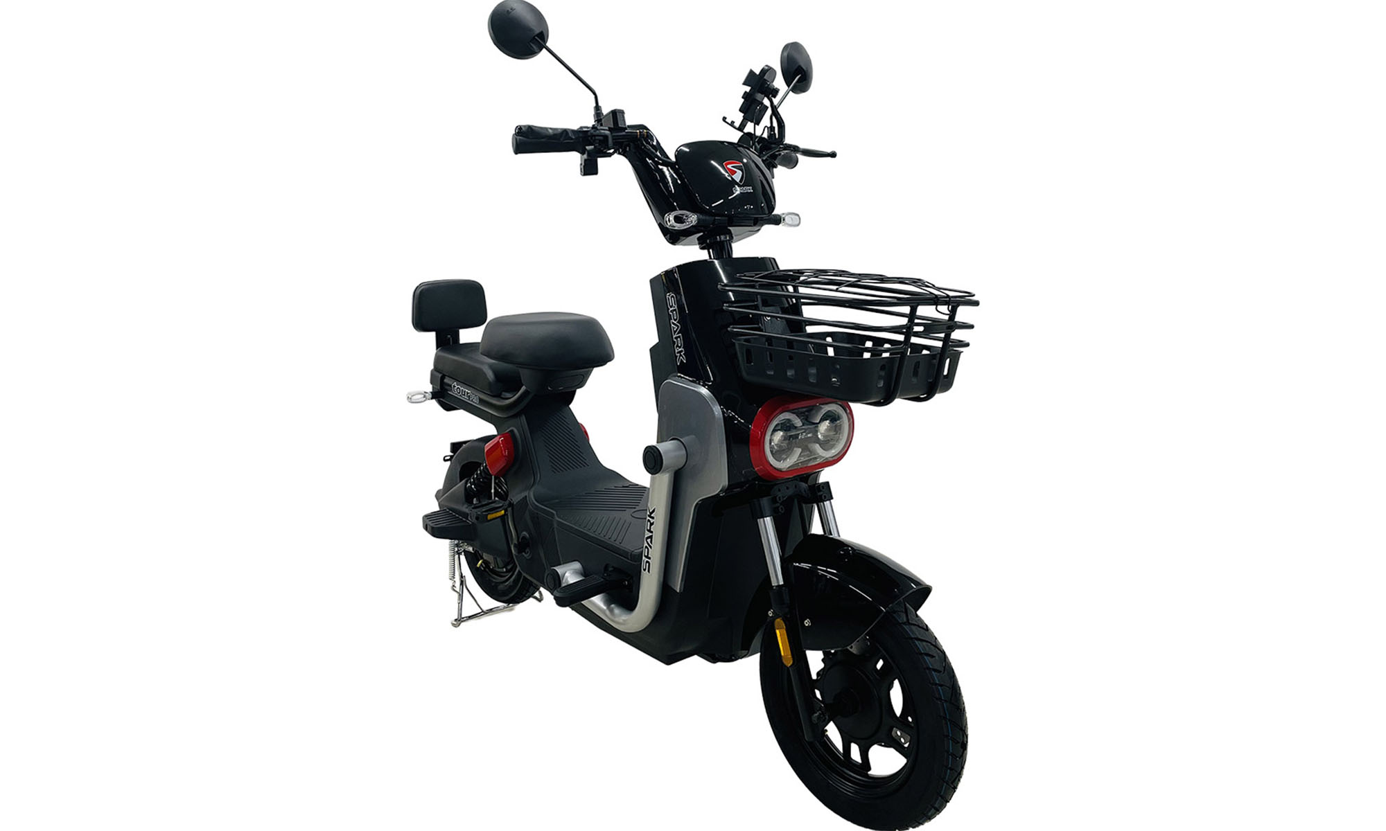 Велосипед с электромотором SPARK TOUR PRO 10", размер One Size, рама 14", 60V/1000W/20Ah, год 2026, черный с серым 2 Велосипед с электромотором SPARK TOUR PRO 10", размер One Size, рама 14", 60V/1000W/20Ah, год 2026, черный с серым 2