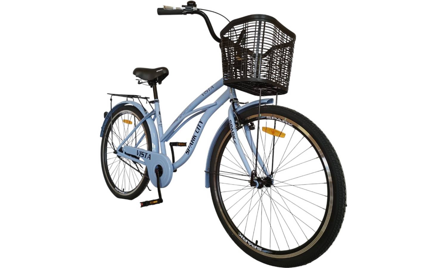 Велосипед SPARK CITY VISTA 26", размер M, рама - 17", год 2026, серо-голубой 4