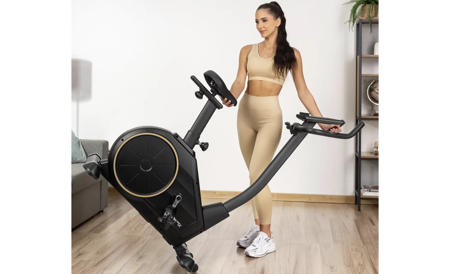 Велотренажер Gymtek XB2500 электромагнитный золотистый 17