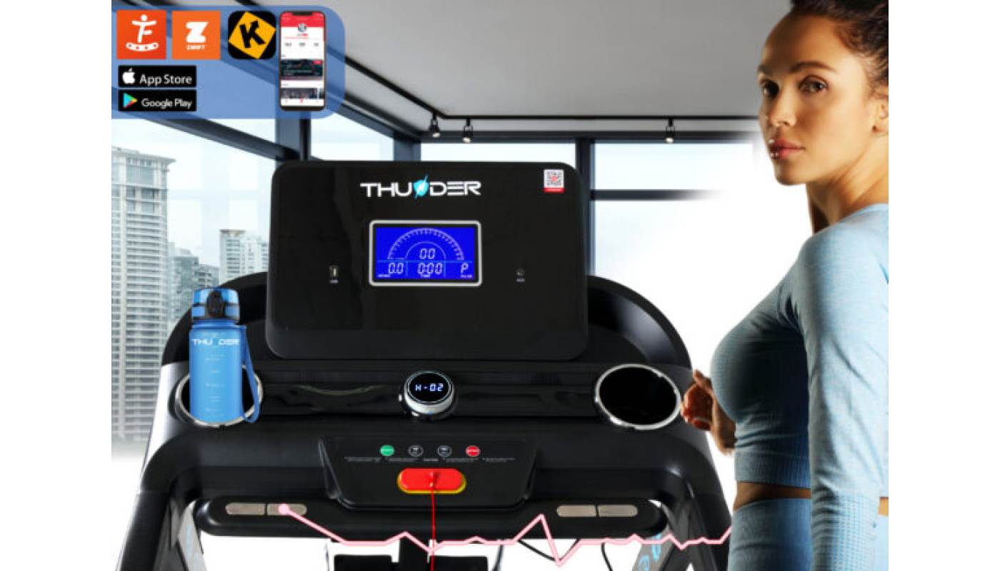 Беговая дорожка THUNDER ELITE-DS-BLACK 4 Беговая дорожка THUNDER ELITE-DS-BLACK 4