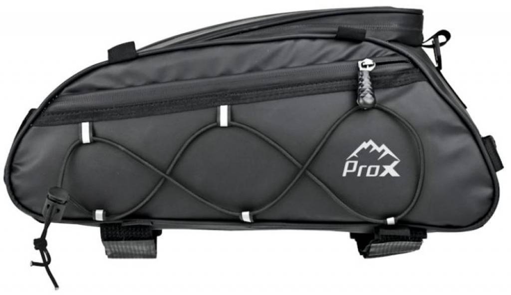 Велосумка на багажник ProX Dakota 531 8+16 л, чорна 4 Велосумка на багажник ProX Dakota 531 8+16 л, чорна 4