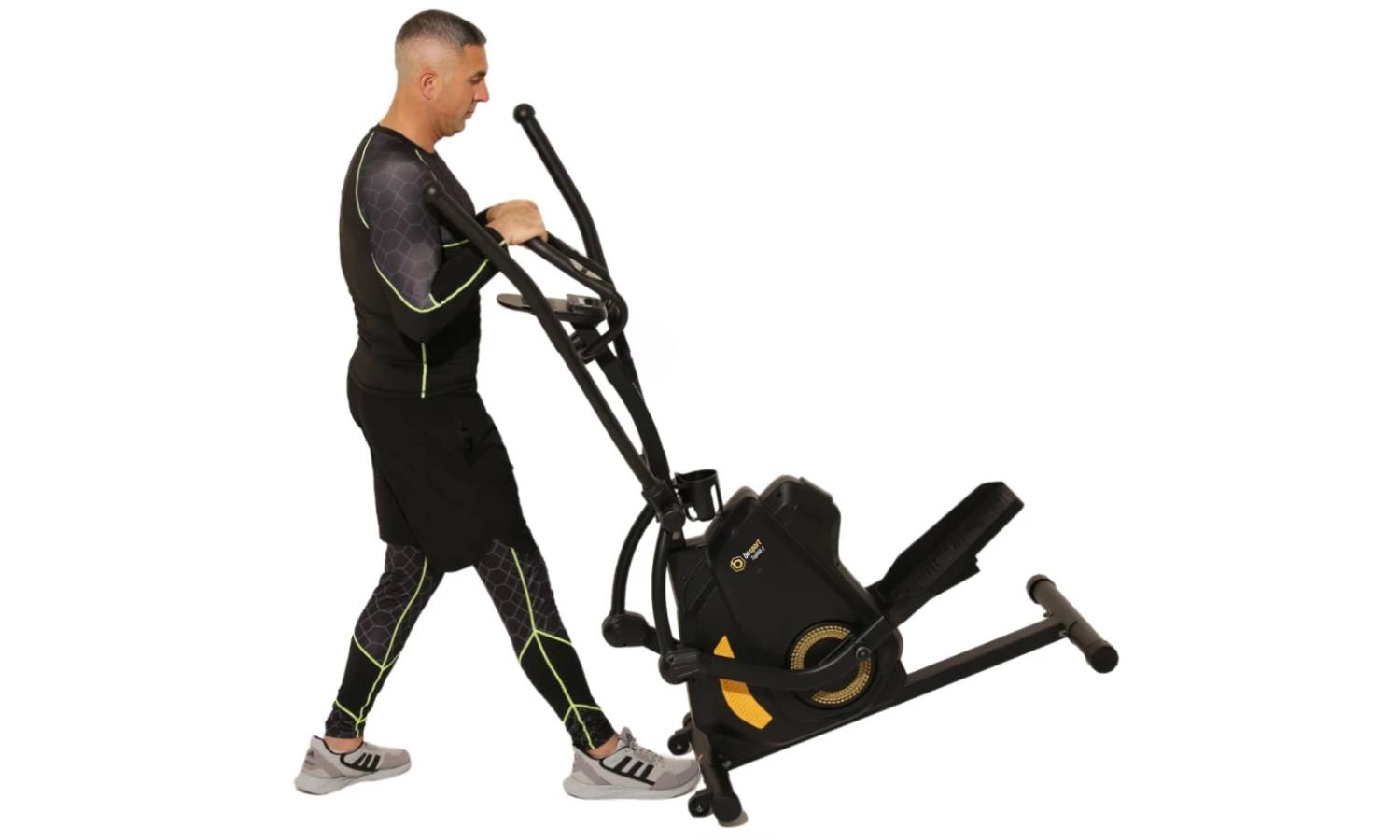 Гибридный орбитрек/степпер Besport BS-1105 TOPHILL-E черно-желтый 11