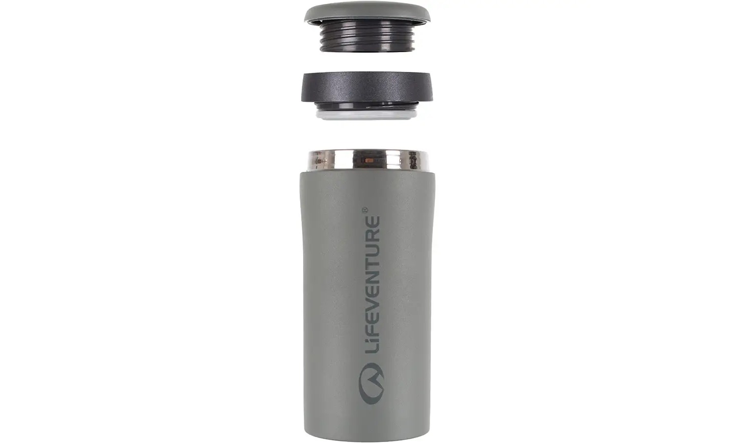 Термокухоль Lifeventure Thermal Mug grey matt 2