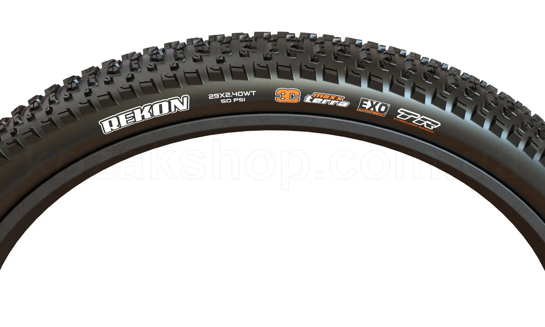 Покришка MAXXIS REKON 29X2.60 (66-622) TPI-60 Foldable EXO/TR, чорная 3 Покришка MAXXIS REKON 29X2.60 (66-622) TPI-60 Foldable EXO/TR, чорная 3