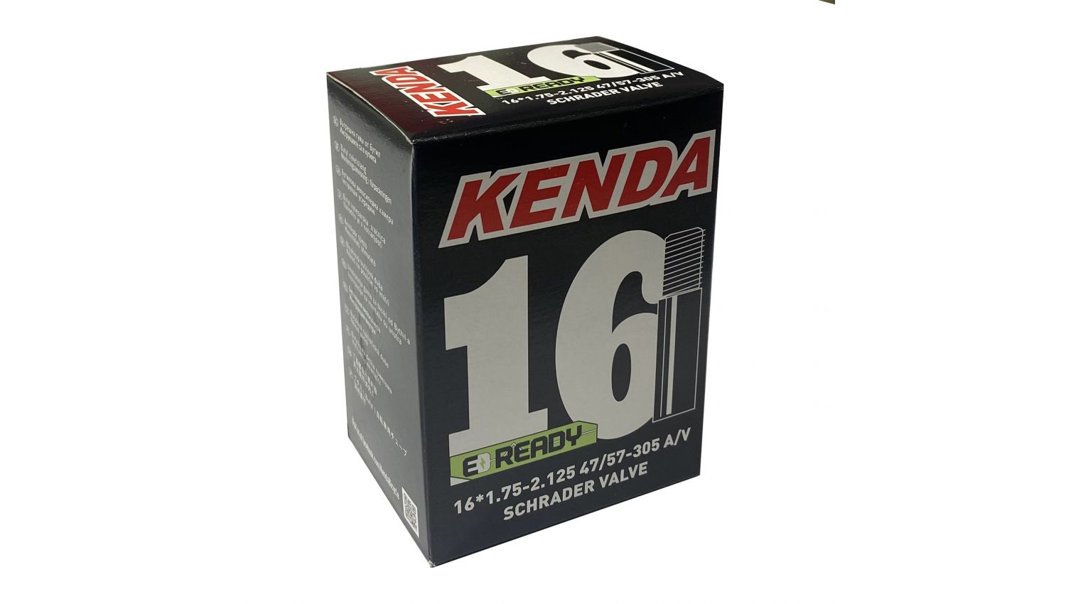 Камера KENDA 16х1.75-2,125, A/V, 47/57-305, в коробке