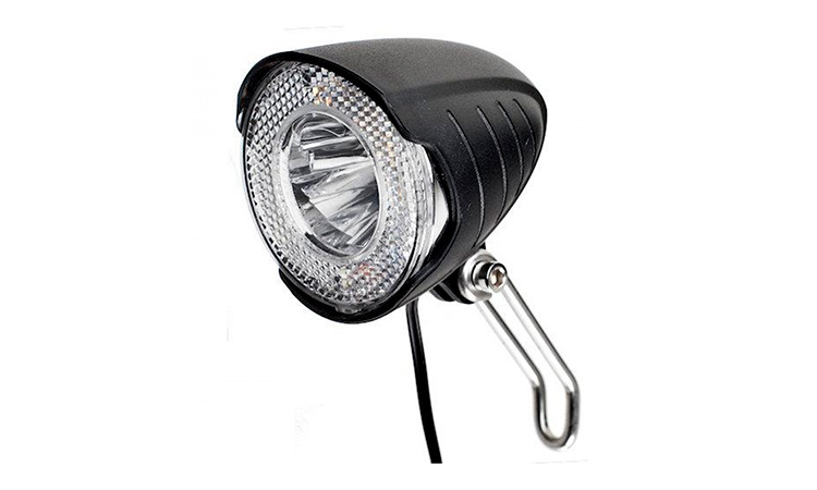 Фотография Фара передняя X-Light XC-110C под динамо 1W Led, черная