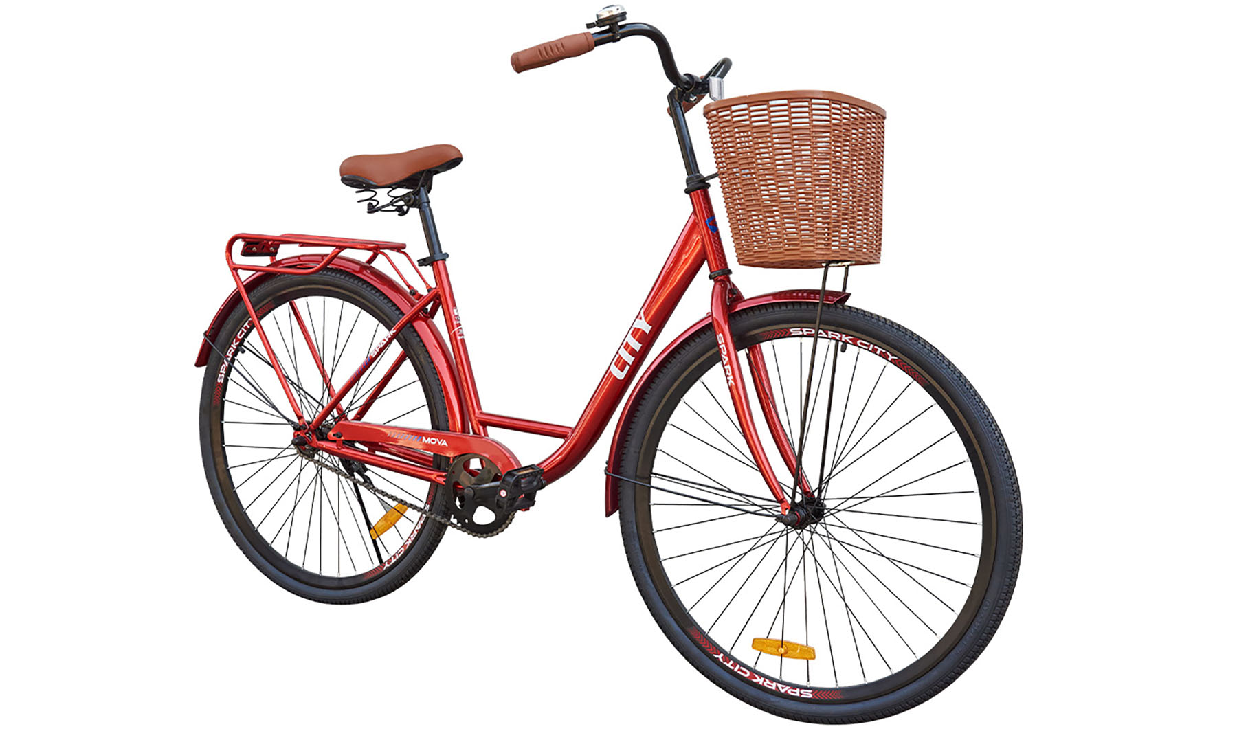 Фотография Велосипед SPARK CITY MOVA 28", размер рамы L (18"), красный 4