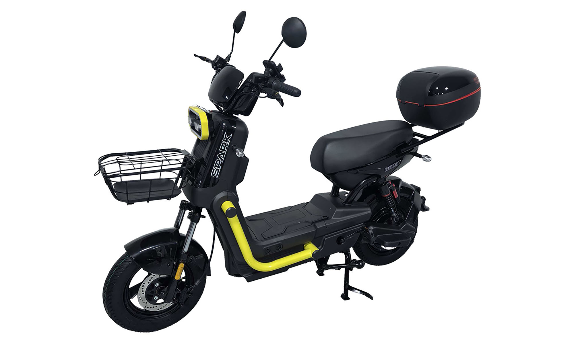 Велосипед з електромотором SPARK BOOST 14", розмір універсальний, рік 2026, 72V/1200W/25Ah, чорний 2