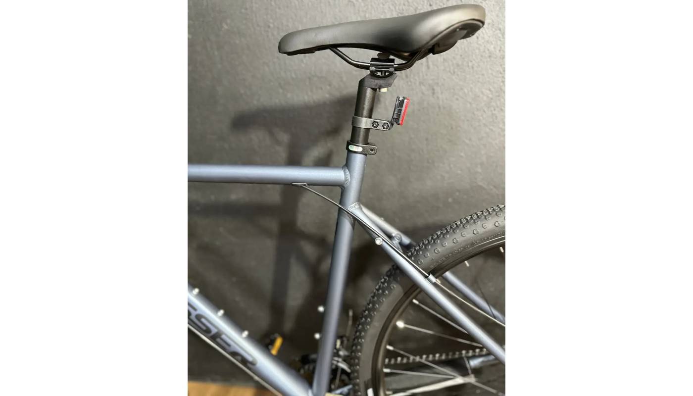 Фотографія Велосипед Crosser Gravel NORD 2x8 28" розмір L рама 21 2024 Сірий 2
