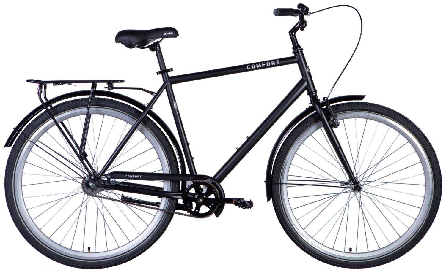 Фотография Велосипед Dorozhnik COMFORT MALE 28" размер XL рама 22 2024 Черный