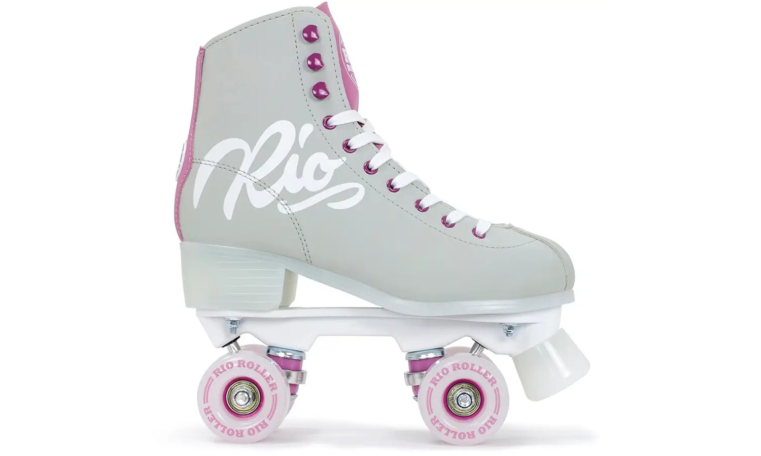Ролики квады Rio Roller Script размер 39.5 grey-purple  5